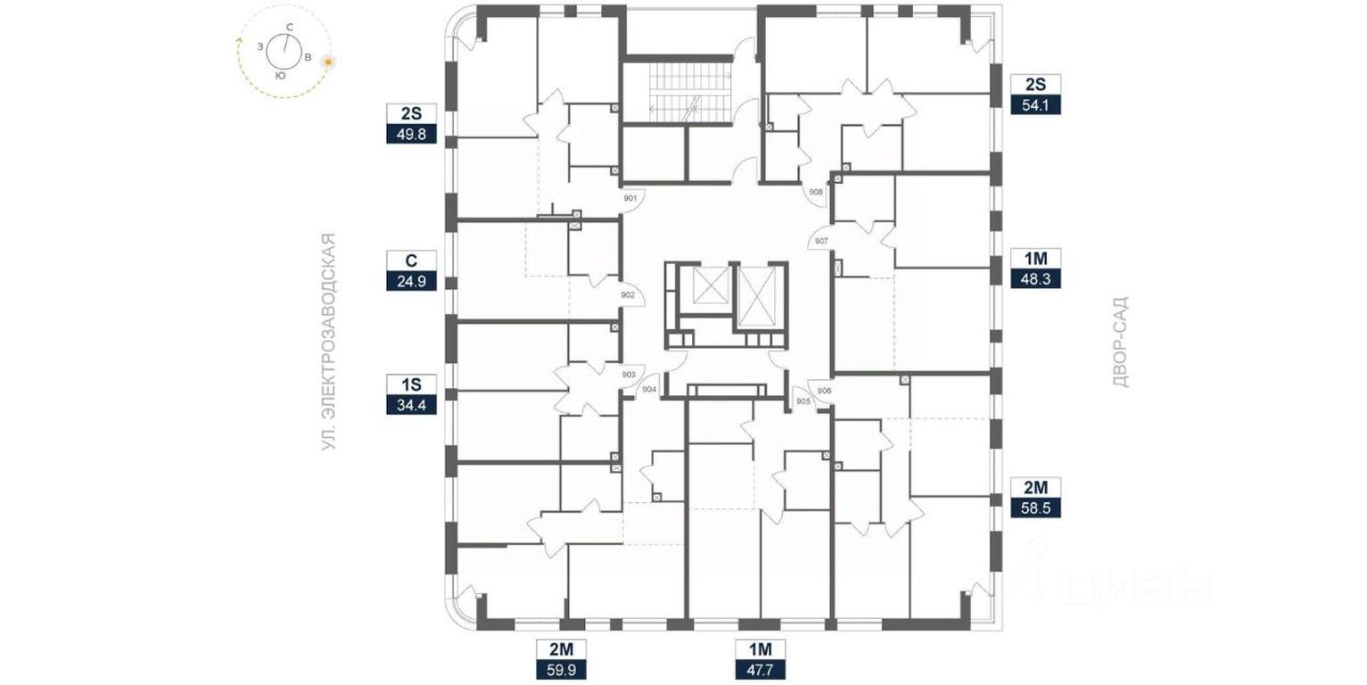 1-BD Apartment Sale, 49.65 sq. m. at ARTEL (Artel), Elektrozavodskaya Street, Moscow, Russia #2 1-BD Apartment Sale, 49.65 sq. m. at ARTEL (Artel), Elektrozavodskaya Street, Moscow, Russia #2