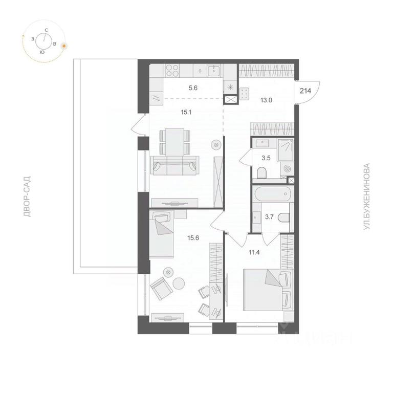 1-BD Apartment Sale, 67.9 sq. m. at ARTEL (Artel), Elektrozavodskaya Street, Moscow, Russia #1 1-BD Apartment Sale, 67.9 sq. m. at ARTEL (Artel), Elektrozavodskaya Street, Moscow, Russia #1