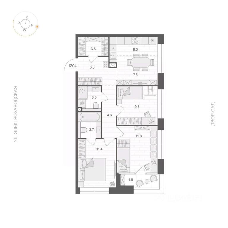 2-BD Apartment Sale, 69.1平方米 at ARTEL (Artel), Elektrozavodskaya Street, Moscow, Russia #1 2-BD Apartment Sale, 69.1平方米 at ARTEL (Artel), Elektrozavodskaya Street, Moscow, Russia #1