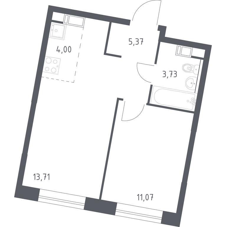 Apartment Sale, 37.88 sq. m. at Eko Bunino, prospekt Kuprina, 34к1, Sosenskoye Settlement, Moscow, Russia #1 Apartment Sale, 37.88 sq. m. at Eko Bunino, prospekt Kuprina, 34к1, Sosenskoye Settlement, Moscow, Russia #1