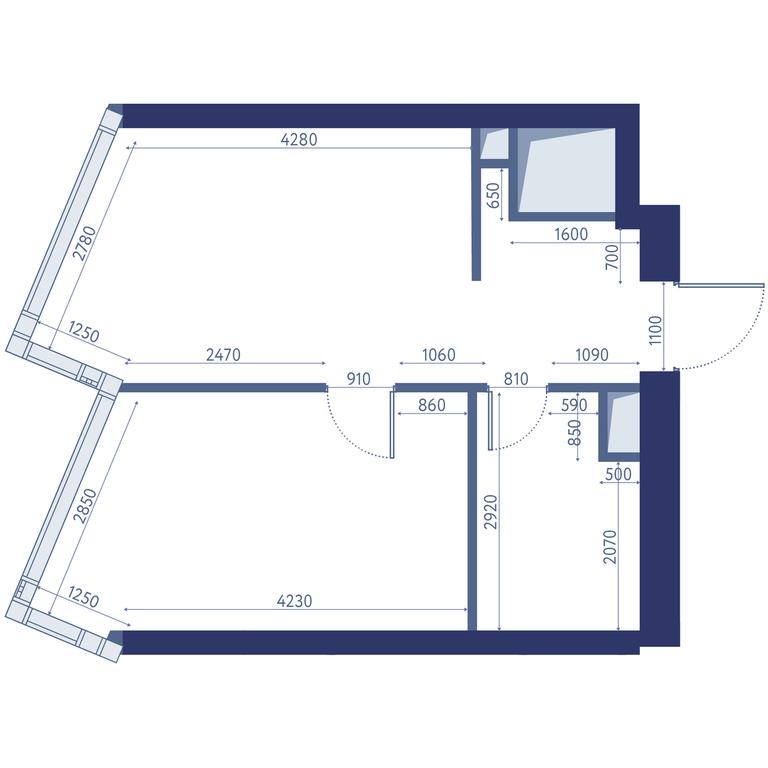 1-BD Apartment Sale, 39.1平方米 at HideOut, 3rd Setunsky Drive, Moscow, Russia #2 1-BD Apartment Sale, 39.1平方米 at HideOut, 3rd Setunsky Drive, Moscow, Russia #2