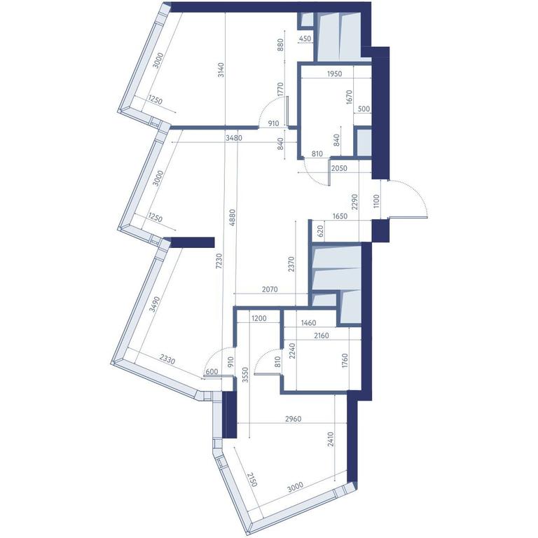 2-BD Apartment Sale, 64.3 sq. m. at HideOut, 3rd Setunsky Drive, Moscow, Russia #2 2-BD Apartment Sale, 64.3 sq. m. at HideOut, 3rd Setunsky Drive, Moscow, Russia #2