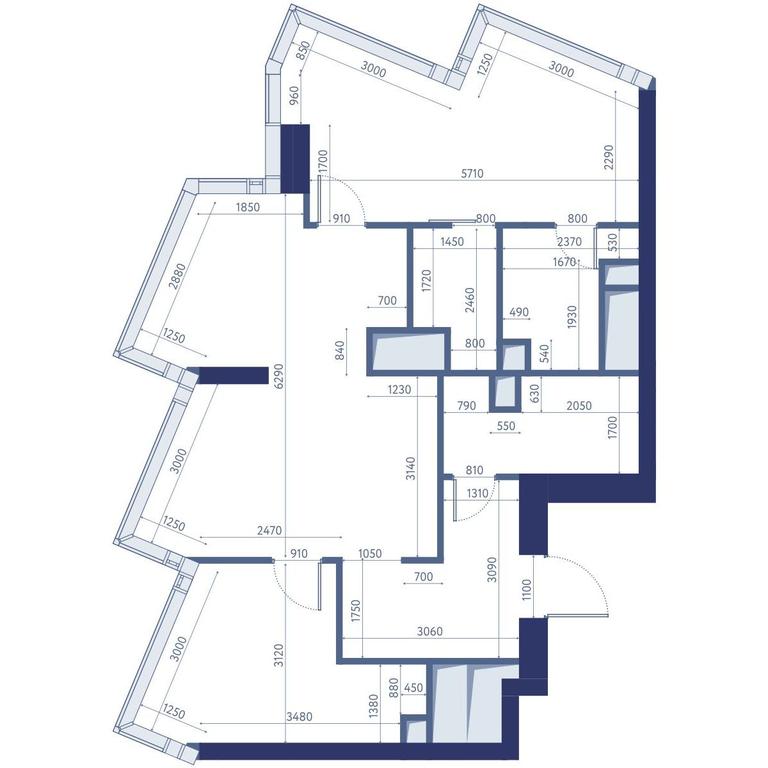 2-BD Apartment Sale, 73.6平方米 at HideOut, 3rd Setunsky Drive, Moscow, Russia #2 2-BD Apartment Sale, 73.6平方米 at HideOut, 3rd Setunsky Drive, Moscow, Russia #2
