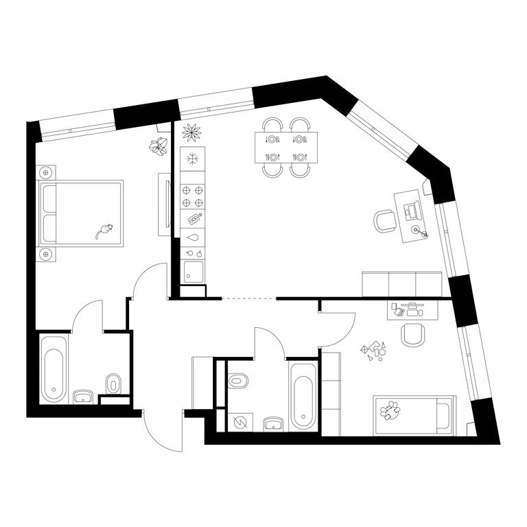 2-BD Apartment Sale, 66.9 sq. m. at Salarevo Park, Salaryevskaya Street, 8к1, Moskovskiy Settlement, Moscow, Russia #1 2-BD Apartment Sale, 66.9 sq. m. at Salarevo Park, Salaryevskaya Street, 8к1, Moskovskiy Settlement, Moscow, Russia #1