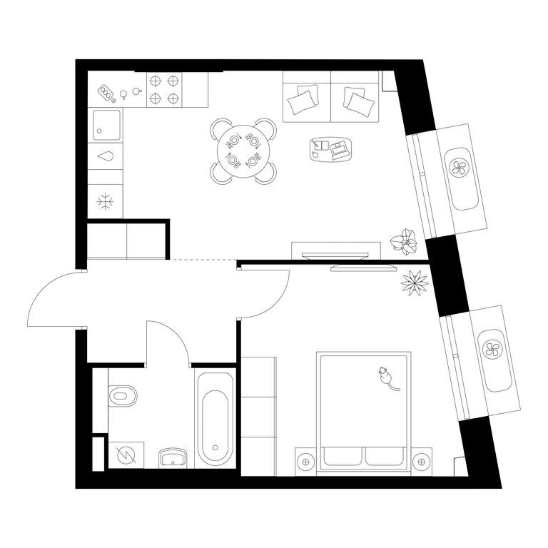 1-BD Apartment Sale, 37.8 sq. m. at Salarevo Park, Salaryevskaya Street, 8к1, Moskovskiy Settlement, Moscow, Russia #1 1-BD Apartment Sale, 37.8 sq. m. at Salarevo Park, Salaryevskaya Street, 8к1, Moskovskiy Settlement, Moscow, Russia #1