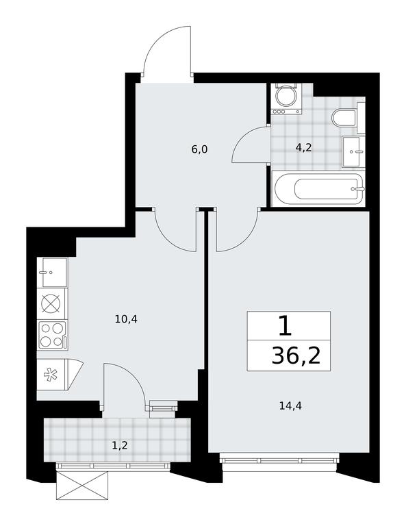 Apartment Sale, 36.2平方米 at Desnarechie, kvartal № 23, Desyonovskoye Settlement, Moscow, Russia #1 Apartment Sale, 36.2平方米 at Desnarechie, kvartal № 23, Desyonovskoye Settlement, Moscow, Russia #1