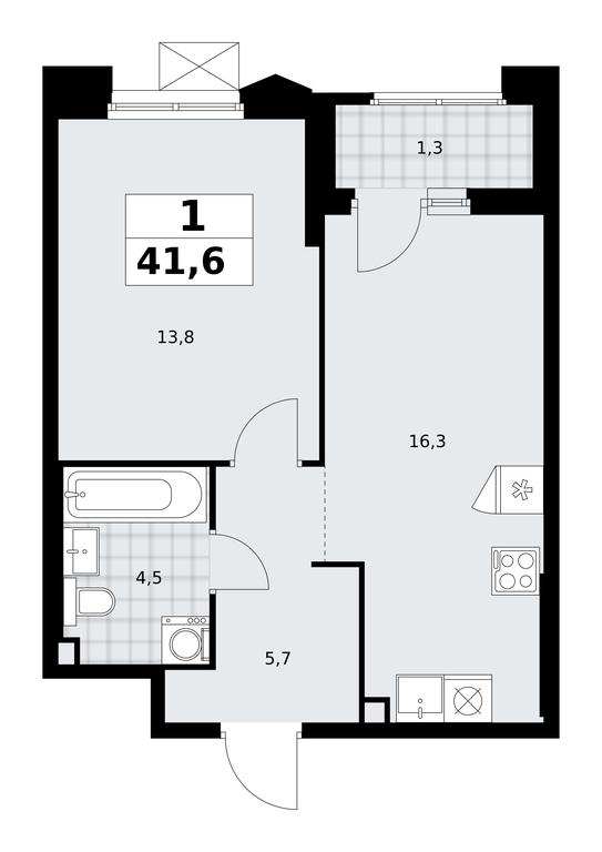 Продажа квартиры, 41,6 м² в ЖК «Деснаречье», квартал № 23, поселение Десёновское, Москва, Россия #2 Продажа квартиры, 41,6 м² в ЖК «Деснаречье», квартал № 23, поселение Десёновское, Москва, Россия #2