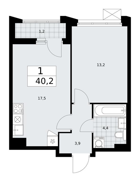 Apartment Sale, 40.2平方米 at Desnarechie, kvartal № 23, Desyonovskoye Settlement, Moscow, Russia #1 Apartment Sale, 40.2平方米 at Desnarechie, kvartal № 23, Desyonovskoye Settlement, Moscow, Russia #1