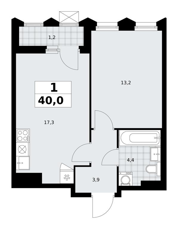 Продажа квартиры, 40 м² в ЖК «Деснаречье», квартал № 23, поселение Десёновское, Москва, Россия #2 Продажа квартиры, 40 м² в ЖК «Деснаречье», квартал № 23, поселение Десёновское, Москва, Россия #2