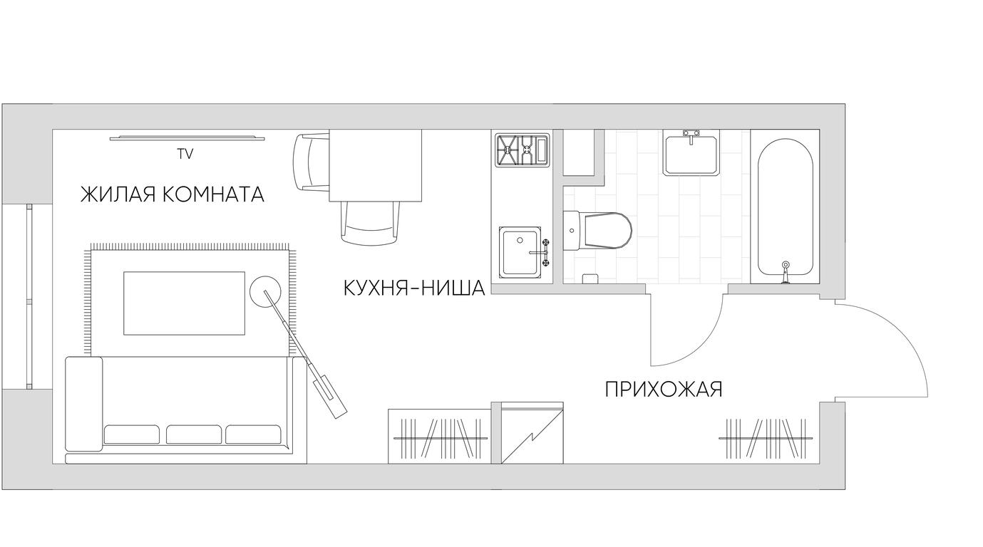 Apartment Sale, 23.3平方米 at Nice Loft, Avtomobilny Drive, 4, Moscow, Russia #1