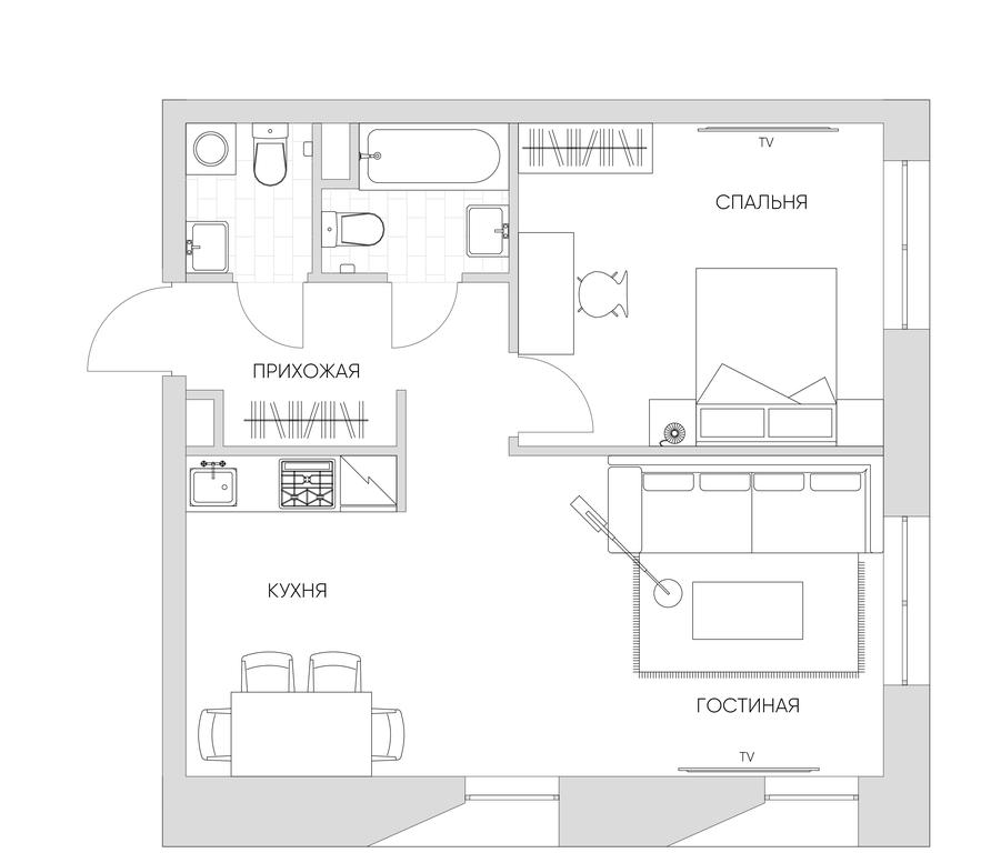 2-BD Apartment Sale, 50 sq. m. at Nice Loft, Avtomobilny Drive, 4, Moscow, Russia #1 2-BD Apartment Sale, 50 sq. m. at Nice Loft, Avtomobilny Drive, 4, Moscow, Russia #1