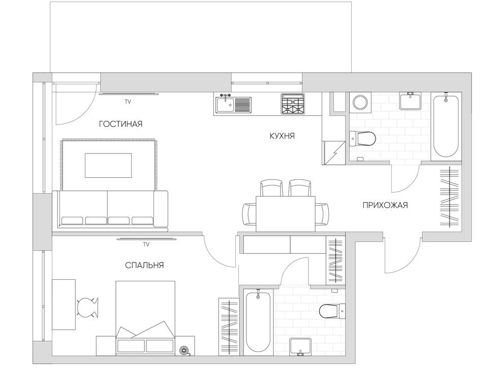 2-BD Apartment Sale, 72.5 sq. m. at Nice Loft, Avtomobilny Drive, 4, Moscow, Russia #1
