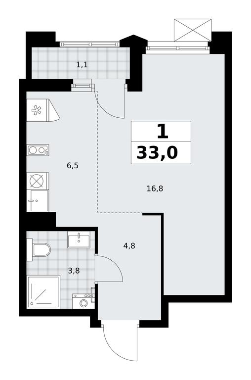 Apartment Sale, 33 sq. m. at Desnarechie, kvartal № 23, Desyonovskoye Settlement, Moscow, Russia #2 Apartment Sale, 33 sq. m. at Desnarechie, kvartal № 23, Desyonovskoye Settlement, Moscow, Russia #2
