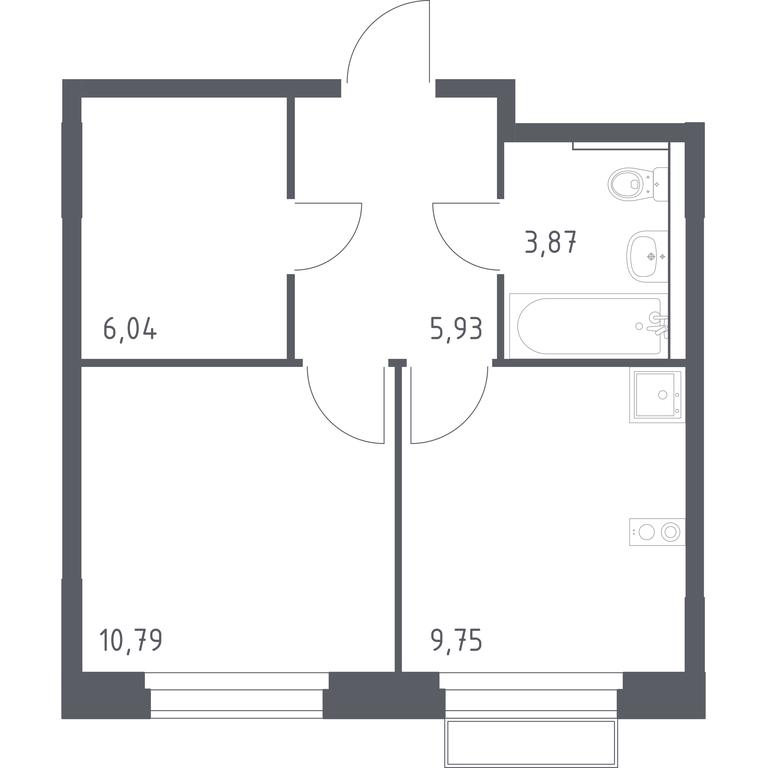 Продажа квартиры, 36,38 м² в ЖК «Новое Внуково», квартал № 38, поселение Кокошкино, Москва, Россия #1 Продажа квартиры, 36,38 м² в ЖК «Новое Внуково», квартал № 38, поселение Кокошкино, Москва, Россия #1