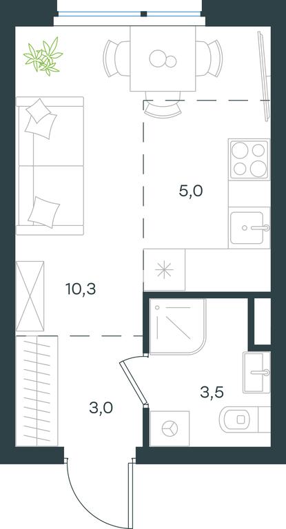 Apartment Sale, 21.8平方米 at Gorod V lesu, Gorod V Lesu Residential Complex, Village of Otradnoye, Krasnogorsk Urban District, Moscow Region, Russia #2 Apartment Sale, 21.8平方米 at Gorod V lesu, Gorod V Lesu Residential Complex, Village of Otradnoye, Krasnogorsk Urban District, Moscow Region, Russia #2