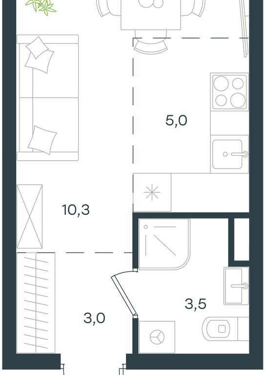 Apartment Sale, 21.8平方米 at Gorod V lesu, Gorod V Lesu Residential Complex, Village of Otradnoye, Krasnogorsk Urban District, Moscow Region, Russia #1 Apartment Sale, 21.8平方米 at Gorod V lesu, Gorod V Lesu Residential Complex, Village of Otradnoye, Krasnogorsk Urban District, Moscow Region, Russia #1