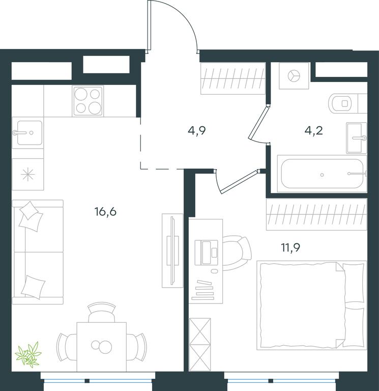 Apartment Sale, 37.6 sq. m. at Gorod V lesu, Gorod V Lesu Residential Complex, Village of Otradnoye, Krasnogorsk Urban District, Moscow Region, Russia #2 Apartment Sale, 37.6 sq. m. at Gorod V lesu, Gorod V Lesu Residential Complex, Village of Otradnoye, Krasnogorsk Urban District, Moscow Region, Russia #2