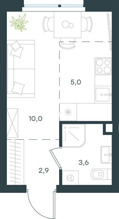Apartment Sale, 21.5 sq. m. at Gorod V lesu, Gorod V Lesu Residential Complex, Village of Otradnoye, Krasnogorsk Urban District, Moscow Region, Russia #1 Apartment Sale, 21.5 sq. m. at Gorod V lesu, Gorod V Lesu Residential Complex, Village of Otradnoye, Krasnogorsk Urban District, Moscow Region, Russia #1