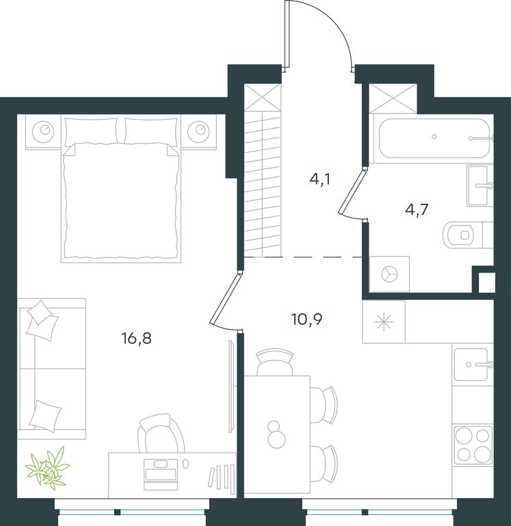 Apartment Sale, 36.5 sq. m. at Gorod V lesu, Gorod V Lesu Residential Complex, Village of Otradnoye, Krasnogorsk Urban District, Moscow Region, Russia #1 Apartment Sale, 36.5 sq. m. at Gorod V lesu, Gorod V Lesu Residential Complex, Village of Otradnoye, Krasnogorsk Urban District, Moscow Region, Russia #1