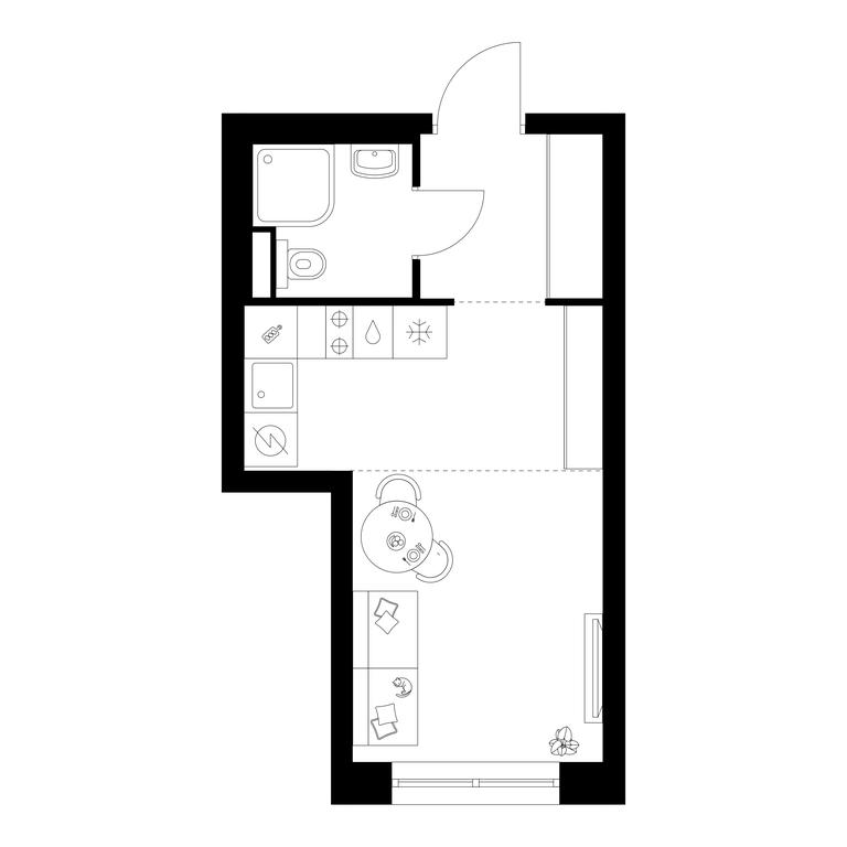 Apartment Sale, 22.5 sq. m. at Narvin, Kronshtadtsky Boulevard, 14с13, Moscow, Russia #1 Apartment Sale, 22.5 sq. m. at Narvin, Kronshtadtsky Boulevard, 14с13, Moscow, Russia #1