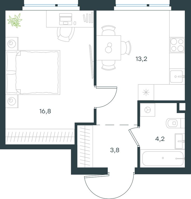 Apartment Sale, 38 sq. m. at Gorod V lesu, Gorod V Lesu Residential Complex, Village of Otradnoye, Krasnogorsk Urban District, Moscow Region, Russia #1 Apartment Sale, 38 sq. m. at Gorod V lesu, Gorod V Lesu Residential Complex, Village of Otradnoye, Krasnogorsk Urban District, Moscow Region, Russia #1