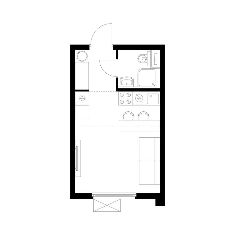 Apartment Sale, 21.7平方米 at Yaroslavskij kvartal, Yaroslavskiy Drive, 116, Korolyov, Moscow Region, Russia #1 Apartment Sale, 21.7平方米 at Yaroslavskij kvartal, Yaroslavskiy Drive, 116, Korolyov, Moscow Region, Russia #1