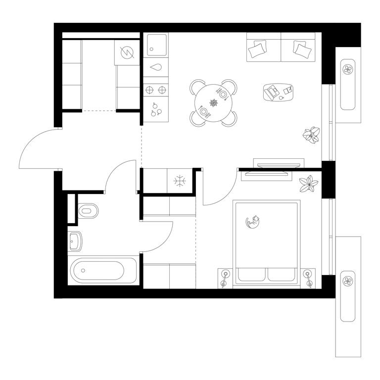 1-BD Apartment Sale, 35.2 sq. m. at Salarevo Park, Salaryevskaya Street, 8к1, Moskovskiy Settlement, Moscow, Russia #1 1-BD Apartment Sale, 35.2 sq. m. at Salarevo Park, Salaryevskaya Street, 8к1, Moskovskiy Settlement, Moscow, Russia #1
