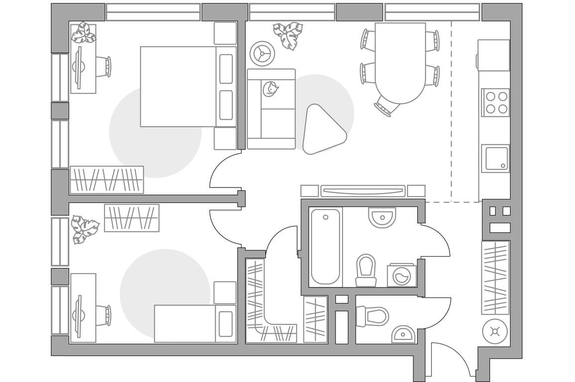 3-BD Apartment Sale, 64.15平方米 at BeLuck Kolomenskoe, Kashirskoye Highway, Moscow, Russia #1 3-BD Apartment Sale, 64.15平方米 at BeLuck Kolomenskoe, Kashirskoye Highway, Moscow, Russia #1