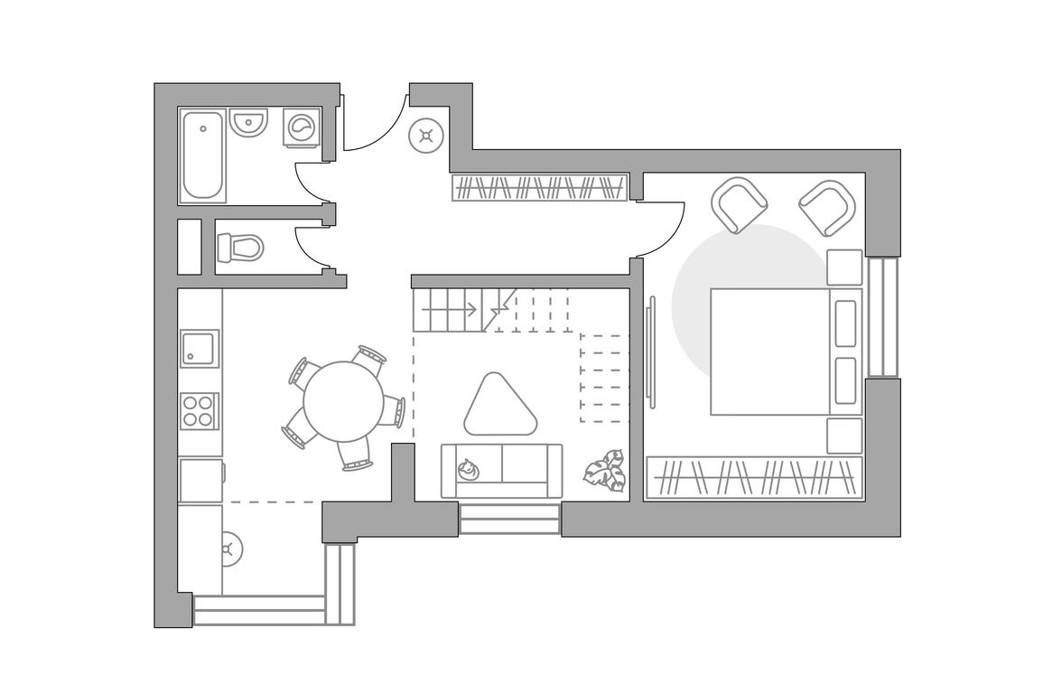 1-BD Apartment Sale, 65.5 sq. m. at Imperatorskie Mytishchi, Tenisty bulvar, 6, Mytischi, Moscow Region, Russia #1