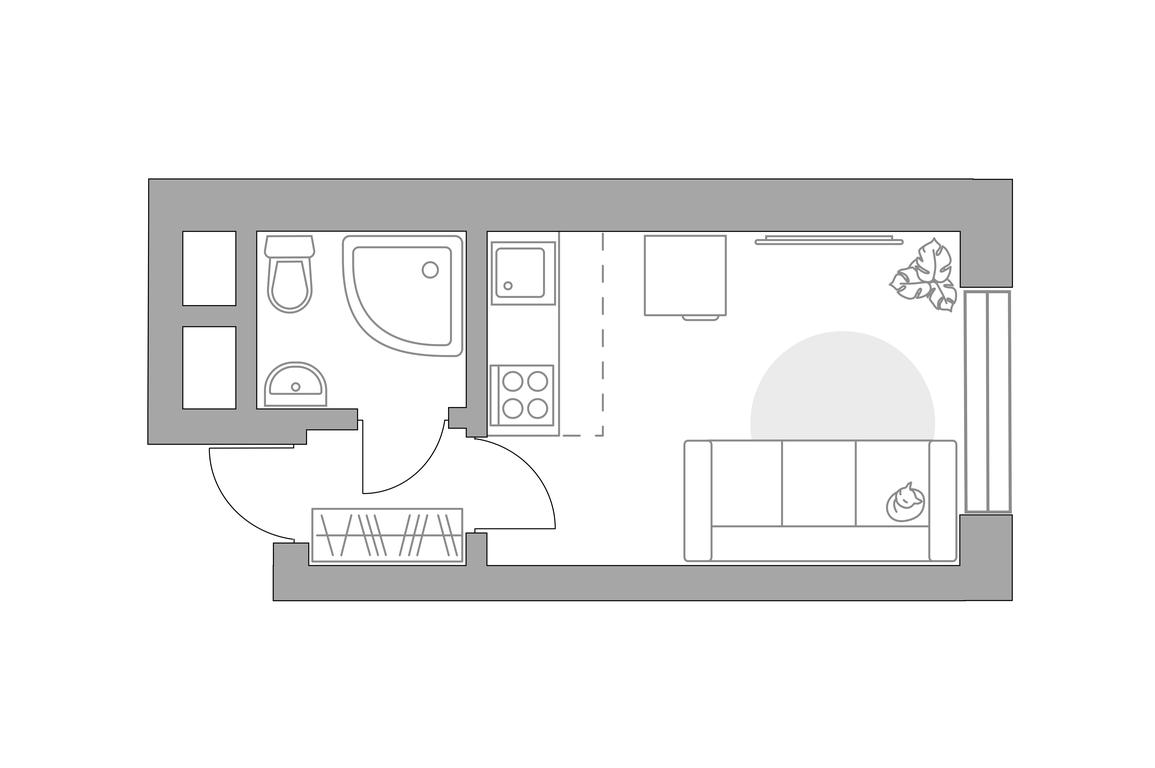 Apartment Sale, 19.95 sq. m. at Pekhra, Yaganova Street, 5, Balashikha, Moscow Region, Russia #1
