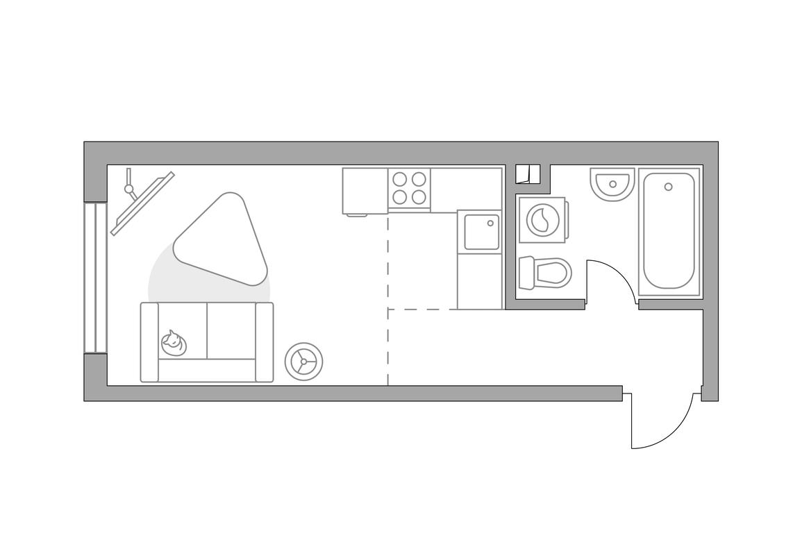 Apartment Sale, 25.61 sq. m. at BeLuck Kolomenskoe, Kashirskoye Highway, Moscow, Russia #1 Apartment Sale, 25.61 sq. m. at BeLuck Kolomenskoe, Kashirskoye Highway, Moscow, Russia #1