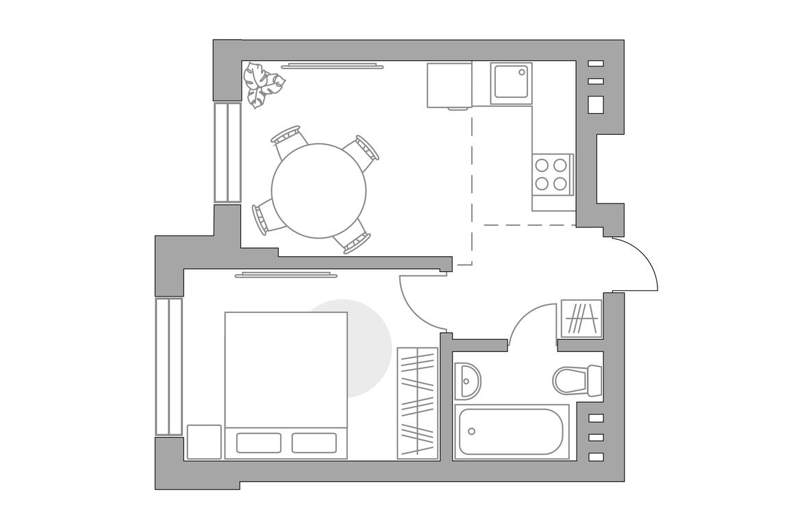 2-BD Apartment Sale, 32.4 sq. m. at Teatralnyy park, Burkovskiy Drive, 46, Bolshevo Microdistrict, Korolyov, Moscow Region, Russia #1 2-BD Apartment Sale, 32.4 sq. m. at Teatralnyy park, Burkovskiy Drive, 46, Bolshevo Microdistrict, Korolyov, Moscow Region, Russia #1