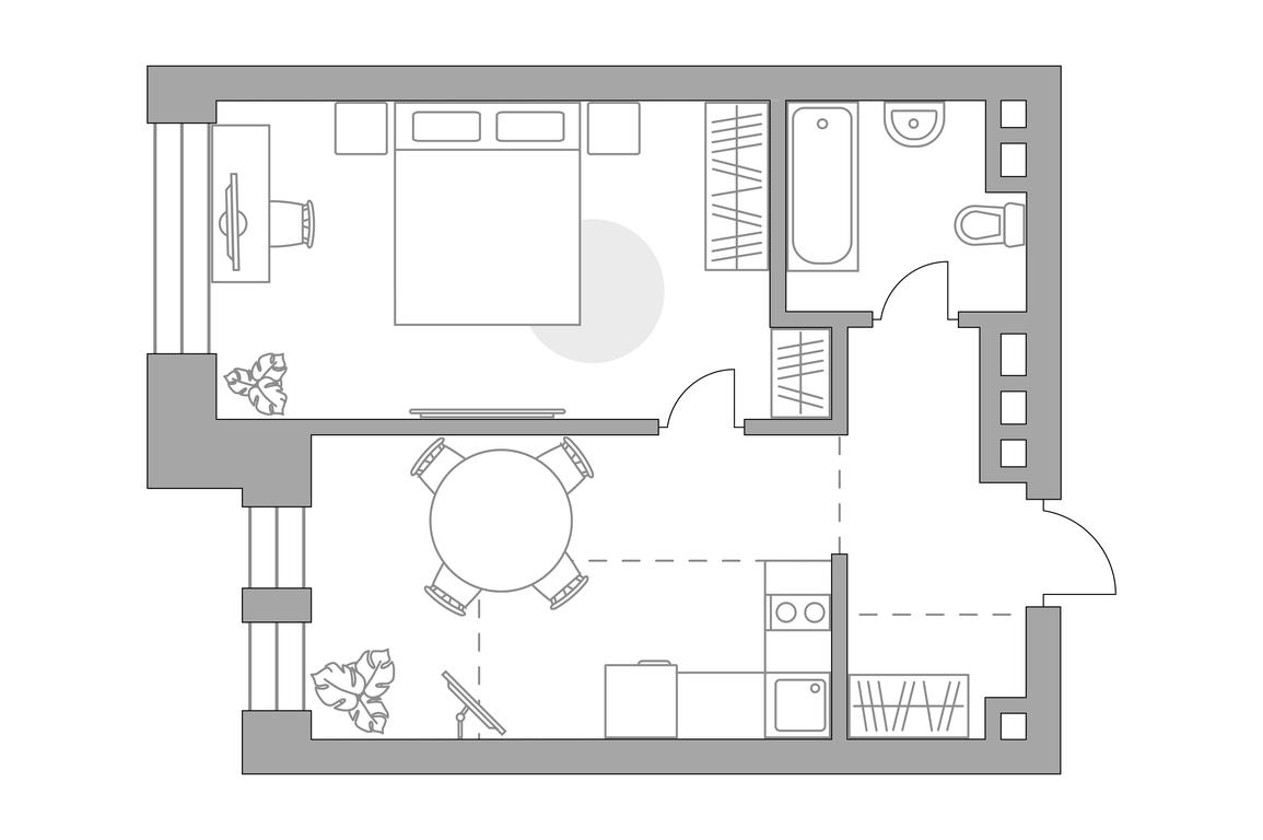 1-BD Apartment Sale, 43.01平方米 at MYPRIORITY Paveletskaya, Dubininskaya Street, 17с2, Moscow, Russia #1 1-BD Apartment Sale, 43.01平方米 at MYPRIORITY Paveletskaya, Dubininskaya Street, 17с2, Moscow, Russia #1