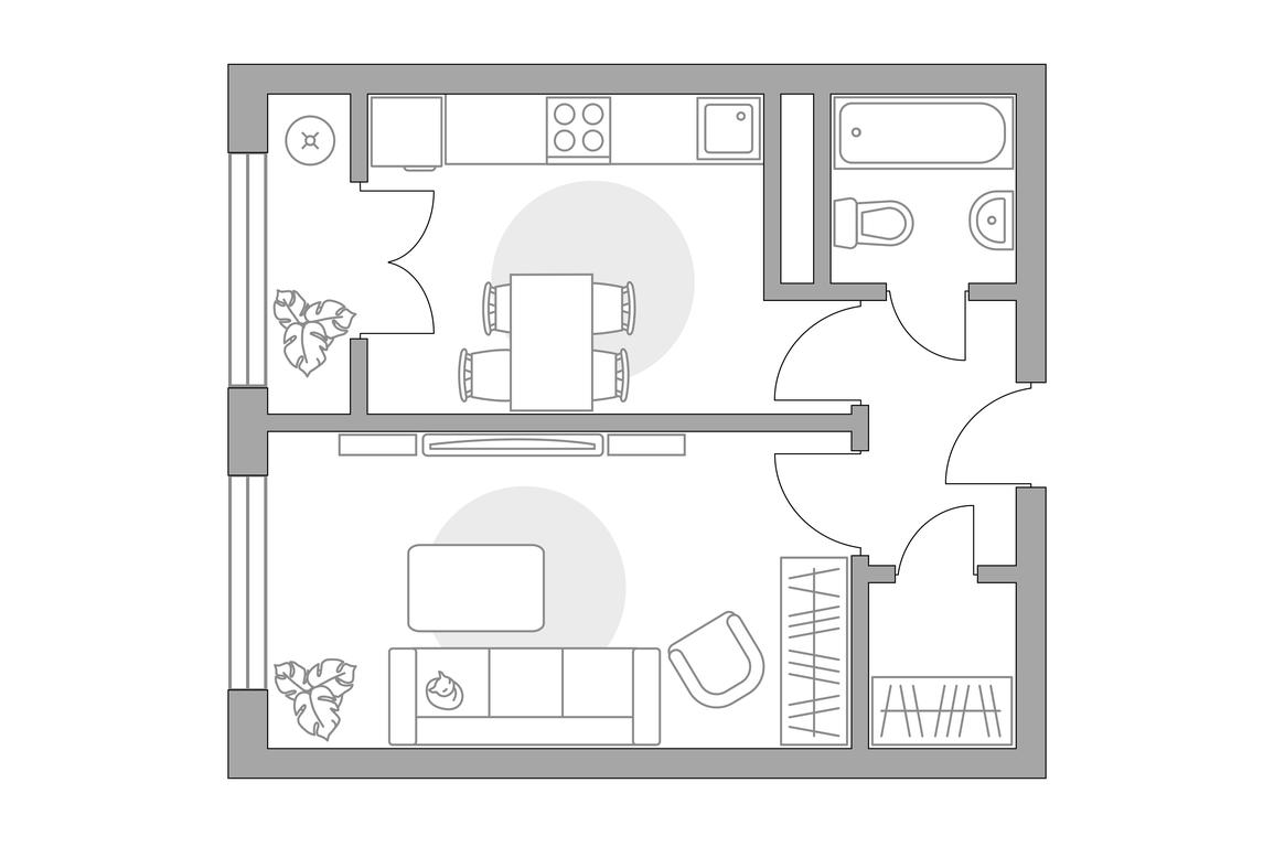 1-BD Apartment Sale, 32.83 sq. m. at Novaya Riga, Romanovskaya ulitsa, 5, derevnya Glukhovo, Krasnogorsk City District, Moscow Region, Russia #1
