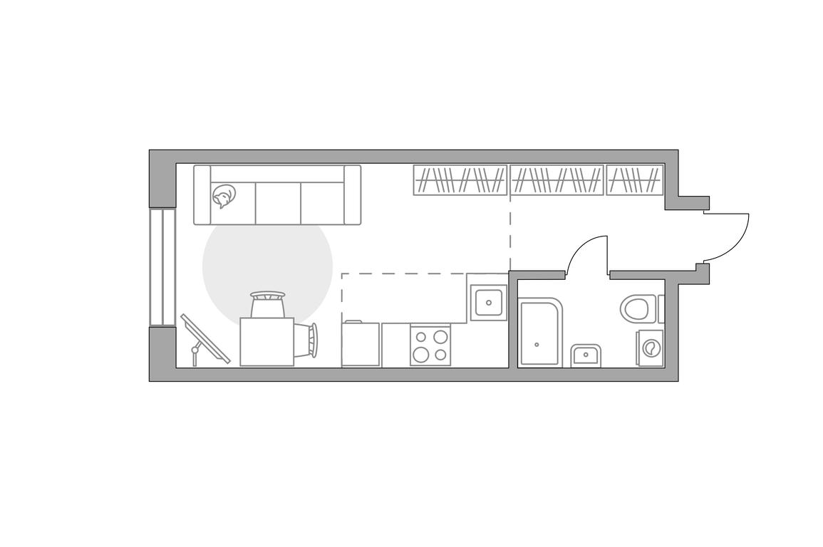 Apartment Sale, 29.08平方米 at MYPRIORITY Dubrovka, Novoostapovskaya Street, 12, Moscow, Russia #1 Apartment Sale, 29.08平方米 at MYPRIORITY Dubrovka, Novoostapovskaya Street, 12, Moscow, Russia #1