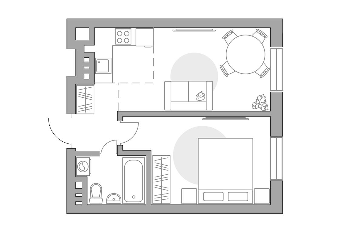2-BD Apartment Sale, 37 sq. m. at Teatralnyy park, Burkovskiy Drive, 46, Bolshevo Microdistrict, Korolyov, Moscow Region, Russia #1 2-BD Apartment Sale, 37 sq. m. at Teatralnyy park, Burkovskiy Drive, 46, Bolshevo Microdistrict, Korolyov, Moscow Region, Russia #1