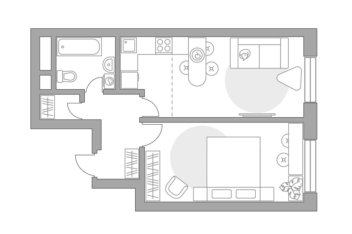 2-BD Apartment Sale, 41.88 sq. m. at Ilinois, Ilyinskiy Blind Alley, 1с1, Krasnogorsk, Moscow Region, Russia #1 2-BD Apartment Sale, 41.88 sq. m. at Ilinois, Ilyinskiy Blind Alley, 1с1, Krasnogorsk, Moscow Region, Russia #1