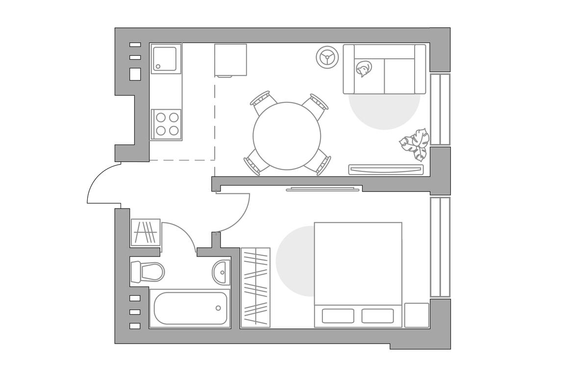 2-BD Apartment Sale, 39.5 sq. m. at Teatralnyy park, Burkovskiy Drive, 46, Bolshevo Microdistrict, Korolyov, Moscow Region, Russia #1 2-BD Apartment Sale, 39.5 sq. m. at Teatralnyy park, Burkovskiy Drive, 46, Bolshevo Microdistrict, Korolyov, Moscow Region, Russia #1