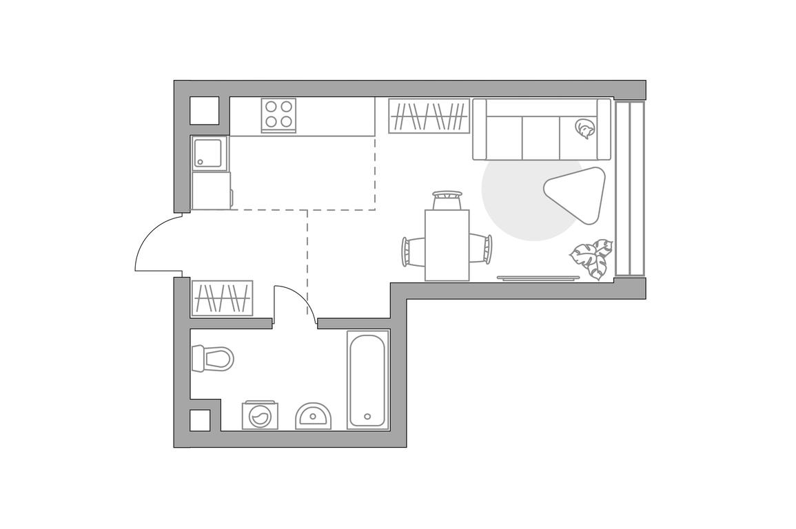 Apartment Sale, 28.03 sq. m. at MYPRIORITY Mnevniki, Narodnogo Opolcheniya Street, 34, Moscow, Russia #1