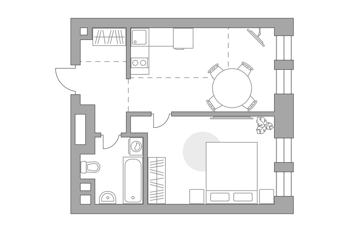 1-BD Apartment Sale, 40.38平方米 at MYPRIORITY Paveletskaya, Dubininskaya Street, 17с2, Moscow, Russia #2 1-BD Apartment Sale, 40.38平方米 at MYPRIORITY Paveletskaya, Dubininskaya Street, 17с2, Moscow, Russia #2