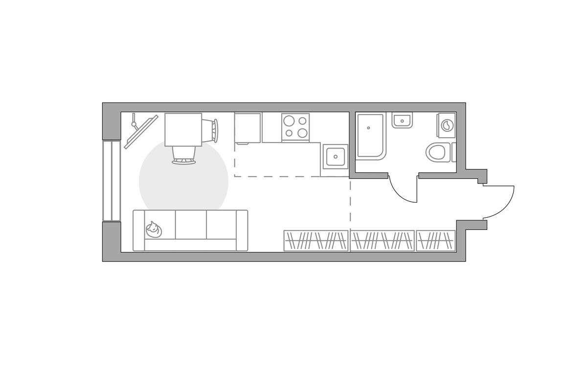 Apartment Sale, 29.29平方米 at MYPRIORITY Dubrovka, Novoostapovskaya Street, 12, Moscow, Russia #1 Apartment Sale, 29.29平方米 at MYPRIORITY Dubrovka, Novoostapovskaya Street, 12, Moscow, Russia #1