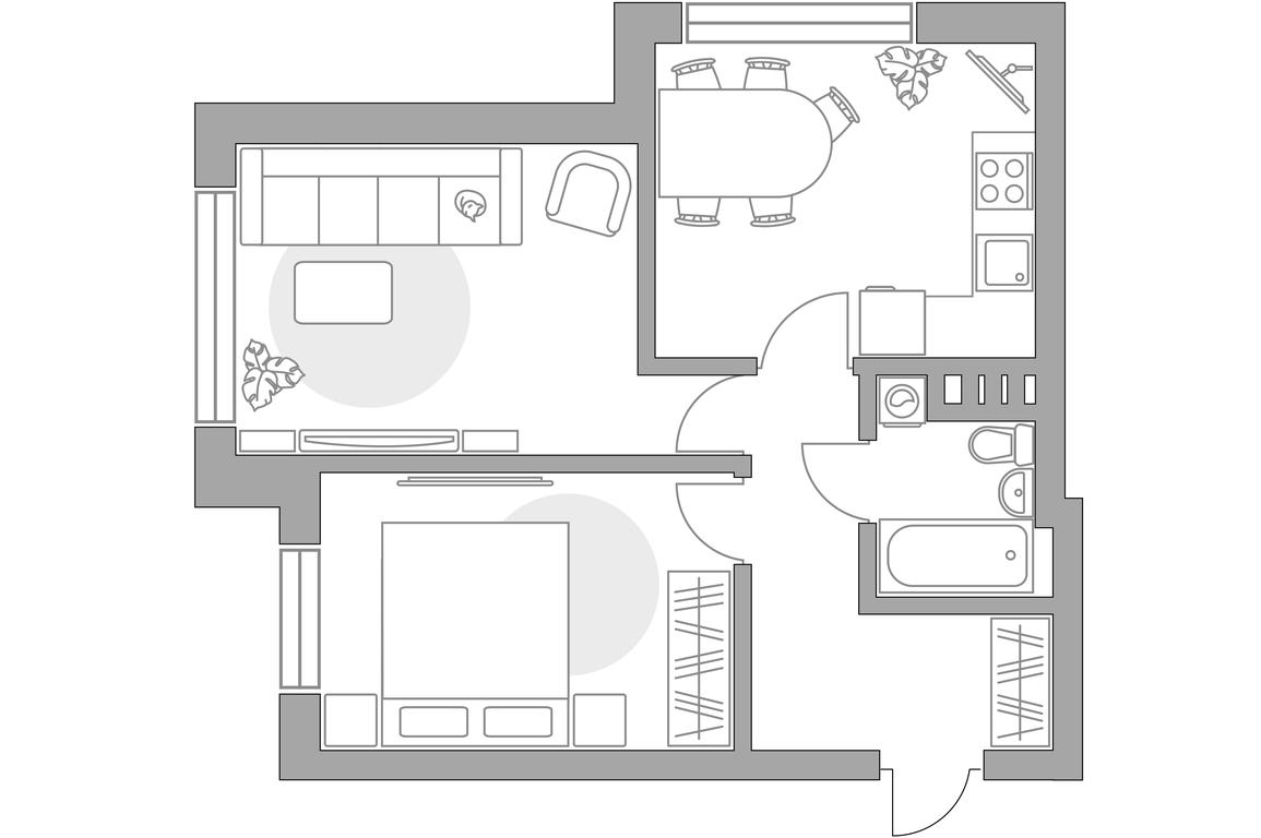 2-BD Apartment Sale, 48.8 sq. m. at Teatralnyy park, Burkovskiy Drive, 46, Bolshevo Microdistrict, Korolyov, Moscow Region, Russia #1 2-BD Apartment Sale, 48.8 sq. m. at Teatralnyy park, Burkovskiy Drive, 46, Bolshevo Microdistrict, Korolyov, Moscow Region, Russia #1
