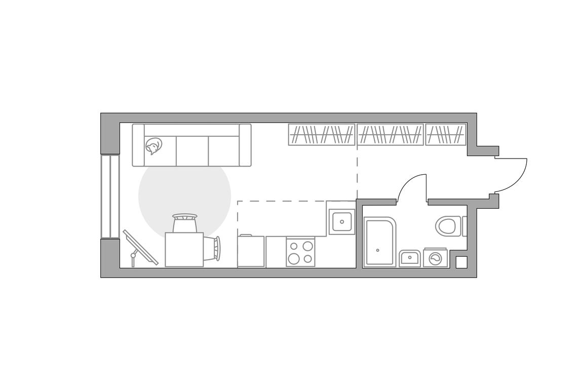 Apartment Sale, 29.16平方米 at MYPRIORITY Dubrovka, Novoostapovskaya Street, 12, Moscow, Russia #1 Apartment Sale, 29.16平方米 at MYPRIORITY Dubrovka, Novoostapovskaya Street, 12, Moscow, Russia #1