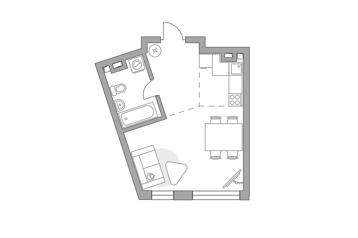 Apartment Sale, 33.29 sq. m. at Triniti, Dmitrovskoye Highway, Moscow, Russia #1 Apartment Sale, 33.29 sq. m. at Triniti, Dmitrovskoye Highway, Moscow, Russia #1