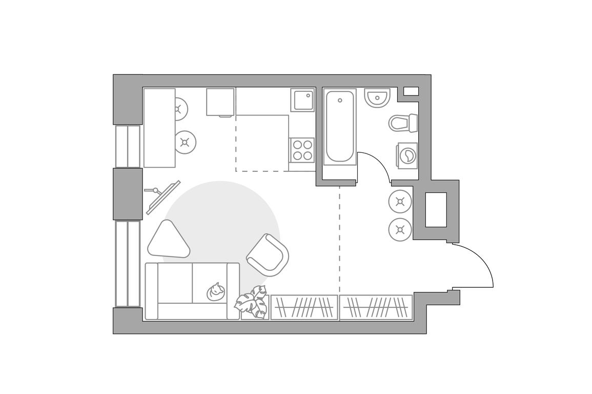 Apartment Sale, 32.77平方米 at MYPRIORITY Paveletskaya, Dubininskaya Street, 17с2, Moscow, Russia #1 Apartment Sale, 32.77平方米 at MYPRIORITY Paveletskaya, Dubininskaya Street, 17с2, Moscow, Russia #1