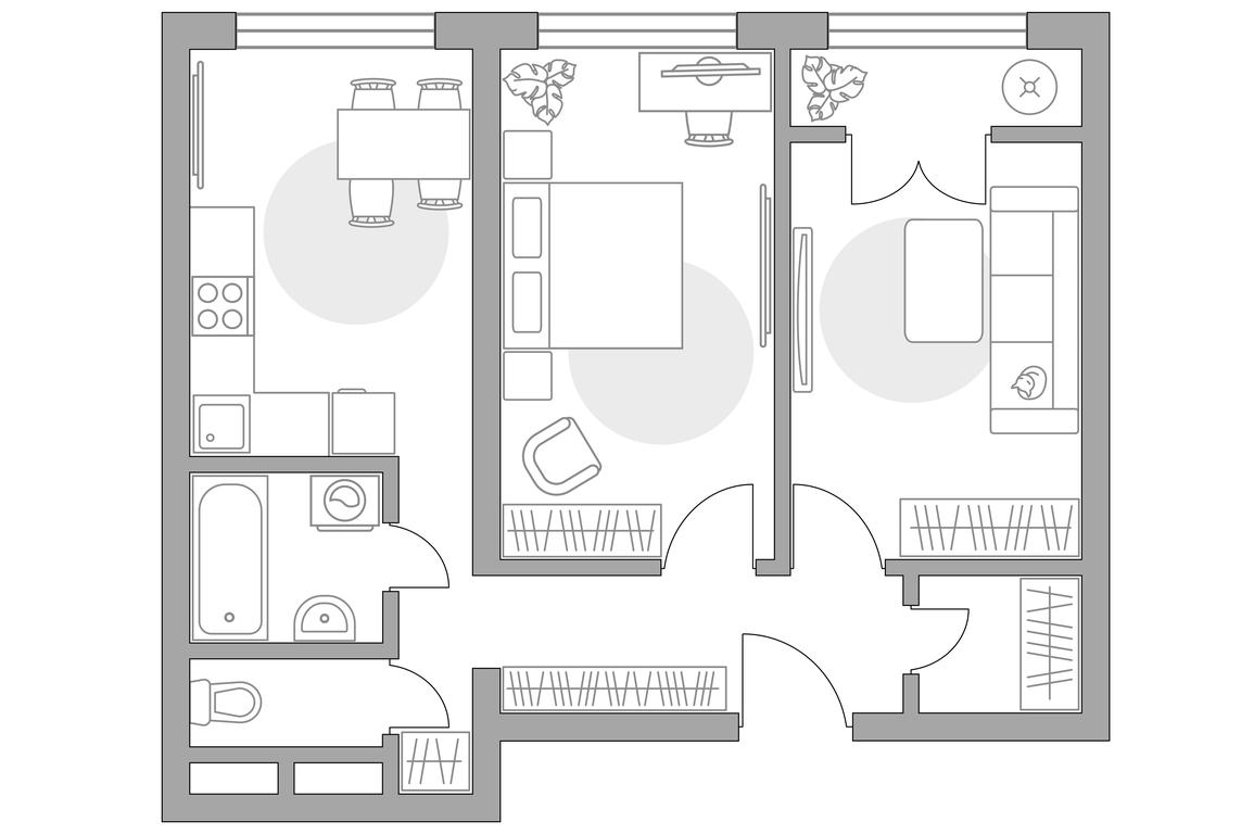 2-BD Apartment Sale, 51.75 sq. m. at Novaya Riga, Romanovskaya ulitsa, 5, derevnya Glukhovo, Krasnogorsk City District, Moscow Region, Russia #1 2-BD Apartment Sale, 51.75 sq. m. at Novaya Riga, Romanovskaya ulitsa, 5, derevnya Glukhovo, Krasnogorsk City District, Moscow Region, Russia #1
