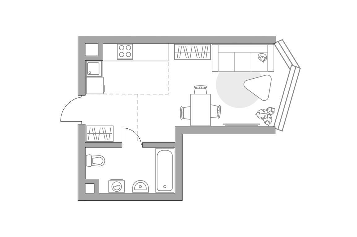 Apartment Sale, 29 sq. m. at MYPRIORITY Mnevniki, Narodnogo Opolcheniya Street, 34, Moscow, Russia #1 Apartment Sale, 29 sq. m. at MYPRIORITY Mnevniki, Narodnogo Opolcheniya Street, 34, Moscow, Russia #1