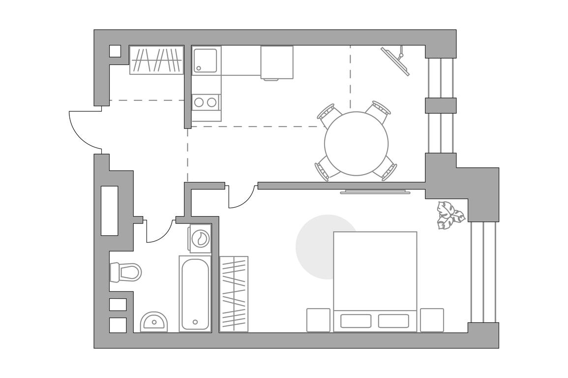 1-BD Apartment Sale, 42.78 sq. m. at MYPRIORITY Paveletskaya, Dubininskaya Street, 17с2, Moscow, Russia #1 1-BD Apartment Sale, 42.78 sq. m. at MYPRIORITY Paveletskaya, Dubininskaya Street, 17с2, Moscow, Russia #1