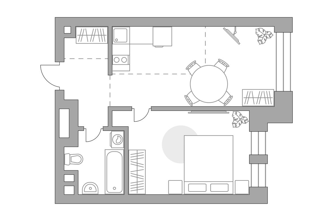1-BD Apartment Sale, 42.78 sq. m. at MYPRIORITY Paveletskaya, Dubininskaya Street, 17с2, Moscow, Russia #2 1-BD Apartment Sale, 42.78 sq. m. at MYPRIORITY Paveletskaya, Dubininskaya Street, 17с2, Moscow, Russia #2