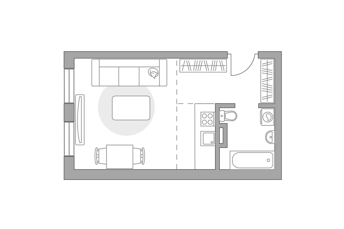 Apartment Sale, 25.69 sq. m. at Anikeevskiy, ulitsa Sergeya Zhadobkina, 1, selo Nikolo-Uryupino, Krasnogorsk City District, Moscow Region, Russia #1